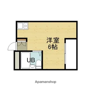 ハイツ南の風【402号室】の間取り
