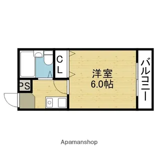 ベルハイツ【4階】の間取り