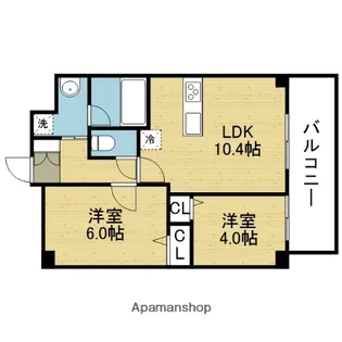 ロンドエーデルワイス【4階】の間取り