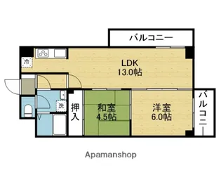 リーセスハイム【501号室】の間取り
