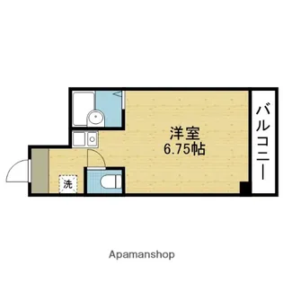 荻田第6ビル【401号室】の間取り