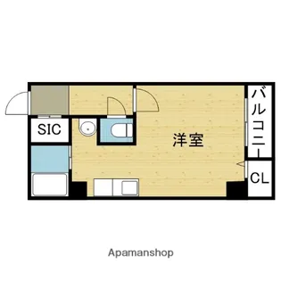 サンリーベⅡ番館【202号室】の間取り
