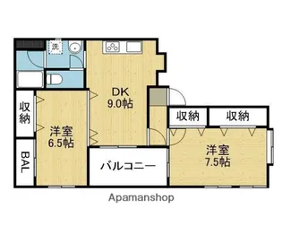 LEE PLAZAⅡ【501号室】の間取り
