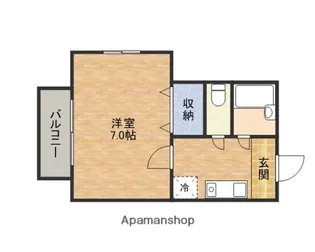 OPA緑橋【1階】の間取り