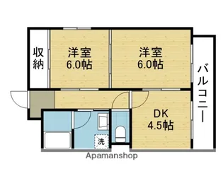2Kの間取り画像