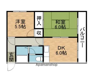 プラザ森ノ宮【2階】の間取り