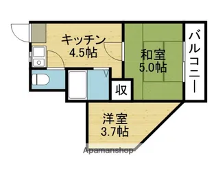 ハイツ専永【2階】の間取り