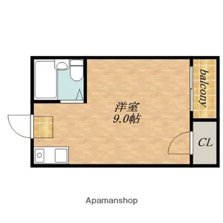 サンライズ【306号室】の間取り