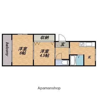 進和マンション【305号室】の間取り