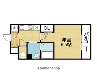 エスプレイス大阪城SOUTH【302号室】の間取り