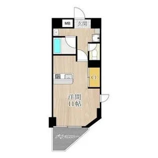 CITY SPIRE上町台【6階】の間取り