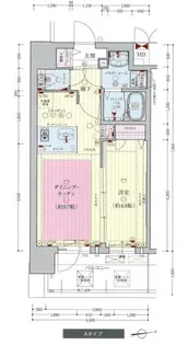 プレサンス四天王寺前夕陽ヶ丘【0401号室】の間取り