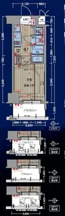 プレサンス大阪城公園パークプレイス【6階】の間取り