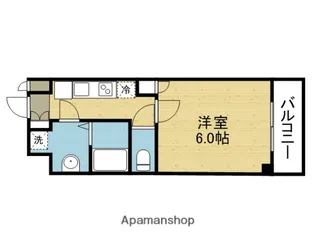 U−RO鶴橋駅前【506号室】の間取り