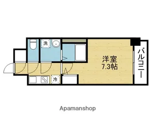 サムティ大阪GRANDEAST【9階】の間取り