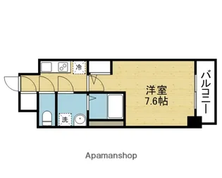 サムティ大阪GRANDEAST【4階】の間取り