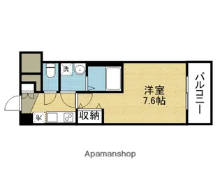 ジアコスモ大阪城南Ⅱ【10階】の間取り