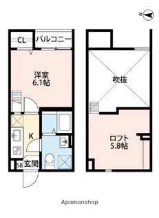 MAISON TSURUHASHI【1階】の間取り