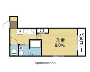フジパレス新深江Ⅵ番館【1階】の間取り