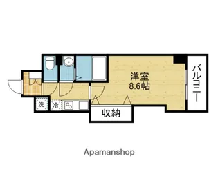 Luxe玉造2【11階】の間取り