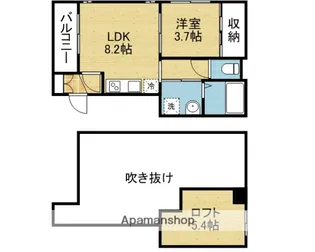 ハーモニーテラス玉津【2階】の間取り