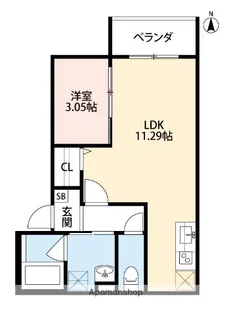 サフィール【2階】の間取り