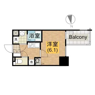 プレサンス上町台クレスト【0604号室】の間取り