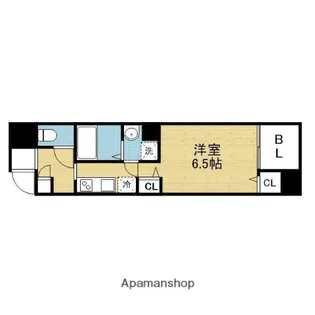 ソルーナ玉造【7階】の間取り