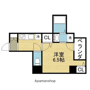 ソルーナ玉造【5階】の間取り
