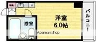 エムロード中川【407号室】の間取り