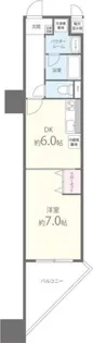 アプライズ西長堀【7階】の間取り
