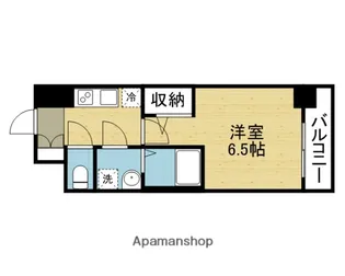 エスリード大阪城南グランデュクス【5階】の間取り