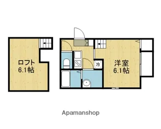 ハーモニーテラス巽北Ⅲ【101号室】の間取り