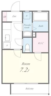 ウエストサイドリバーII【1階】の間取り