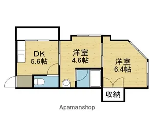 ハイツトキオ【201号室】の間取り