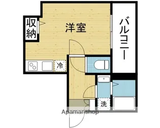 Arky新深江【1階】の間取り