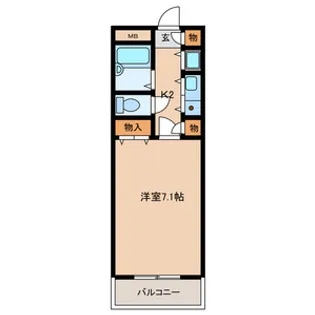 サンモール【10階】の間取り