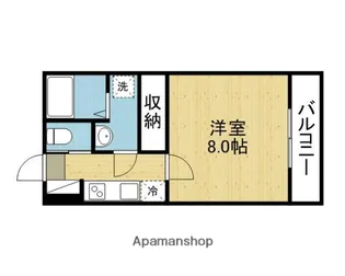 サクラレジデンス巽【3階】の間取り