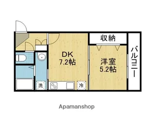 サクラレジデンス巽【1階】の間取り