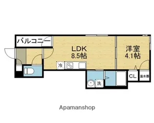 DERNIER MAISON BO【3階】の間取り