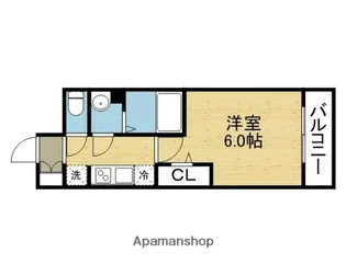 ファステート大阪上本町ソーレ【1004号室】の間取り