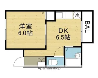 ハイム大成【401号室】の間取り