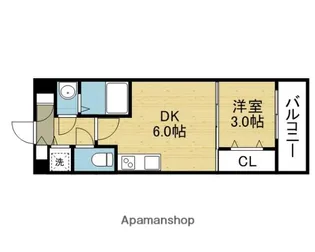 オリエンテム【3階】の間取り