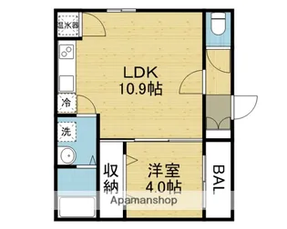 GRANDIR小路東【3階】の間取り