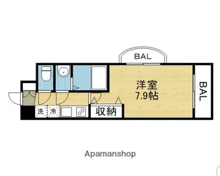 LUXE森之宮【1206号室】の間取り