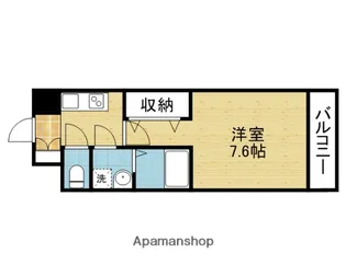 エグゼ大阪城【5階】の間取り