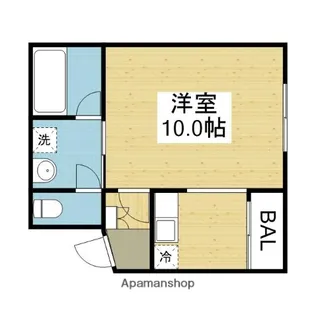 パルデメール【306号室】の間取り
