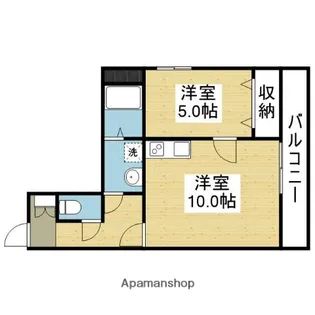 リバ・クエスト【2階】の間取り