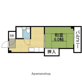 ロイヤル平野【201号室】の間取り