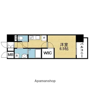 エスプレイス大阪城サウスコンフォート【2階】の間取り